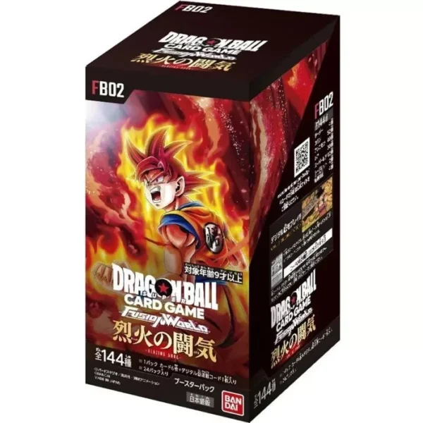 Dragon Ball Super Card Game Fusion World Blazing Aura FB02 Display – 24 Buste (JP)
