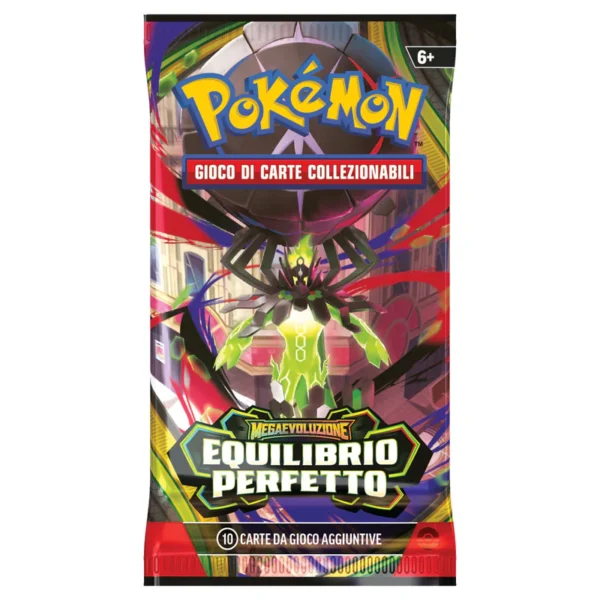 Megaevoluzioni: Equilibrio Perfetto Bustina 10 Carte - Artwork Casuale
