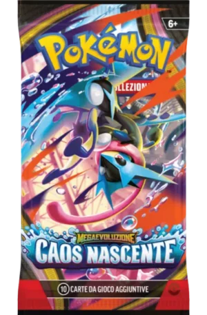 Megaevoluzioni: Caos Nascente Bustina 10 Carte - Artwork Casuale